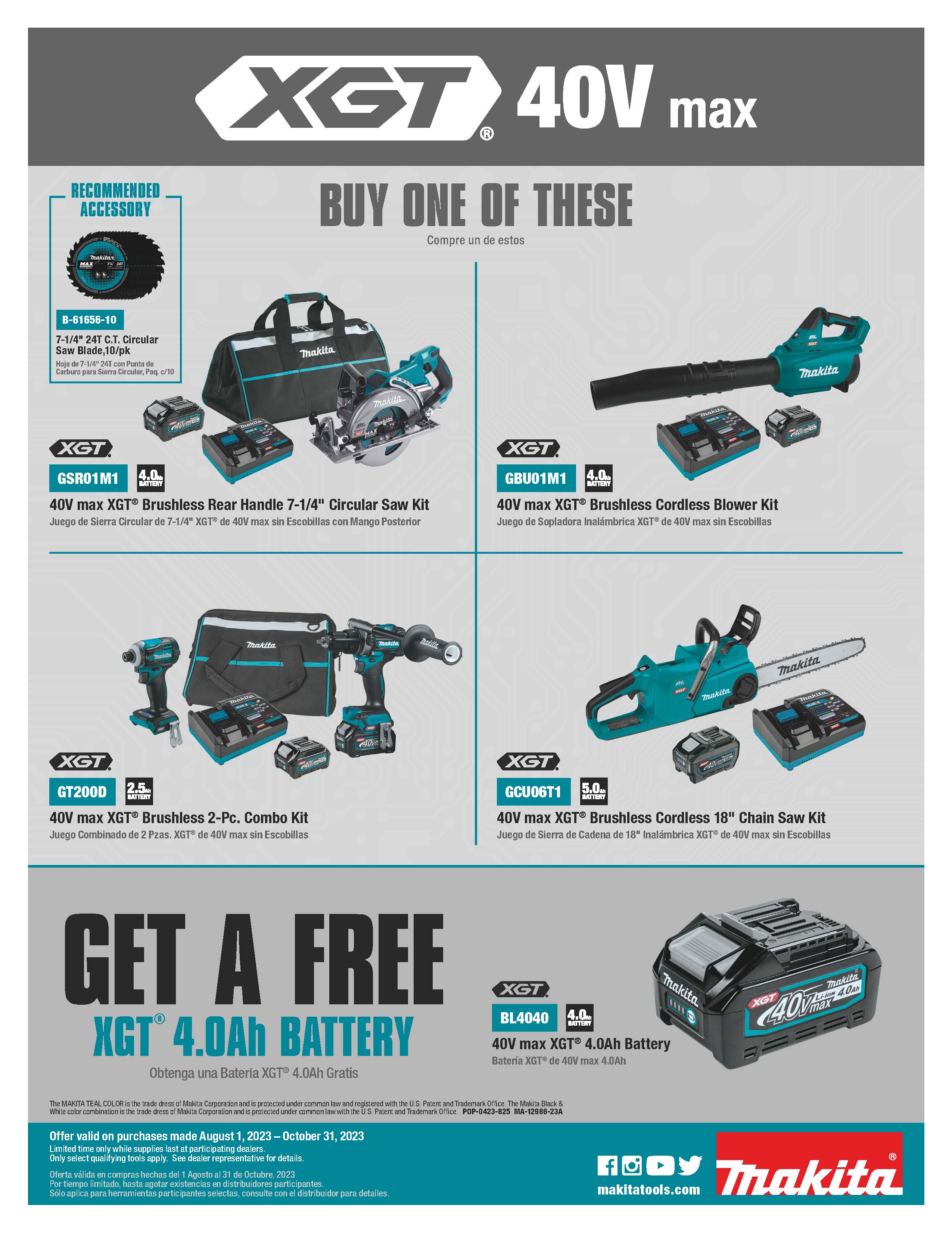 Makita promotions deals